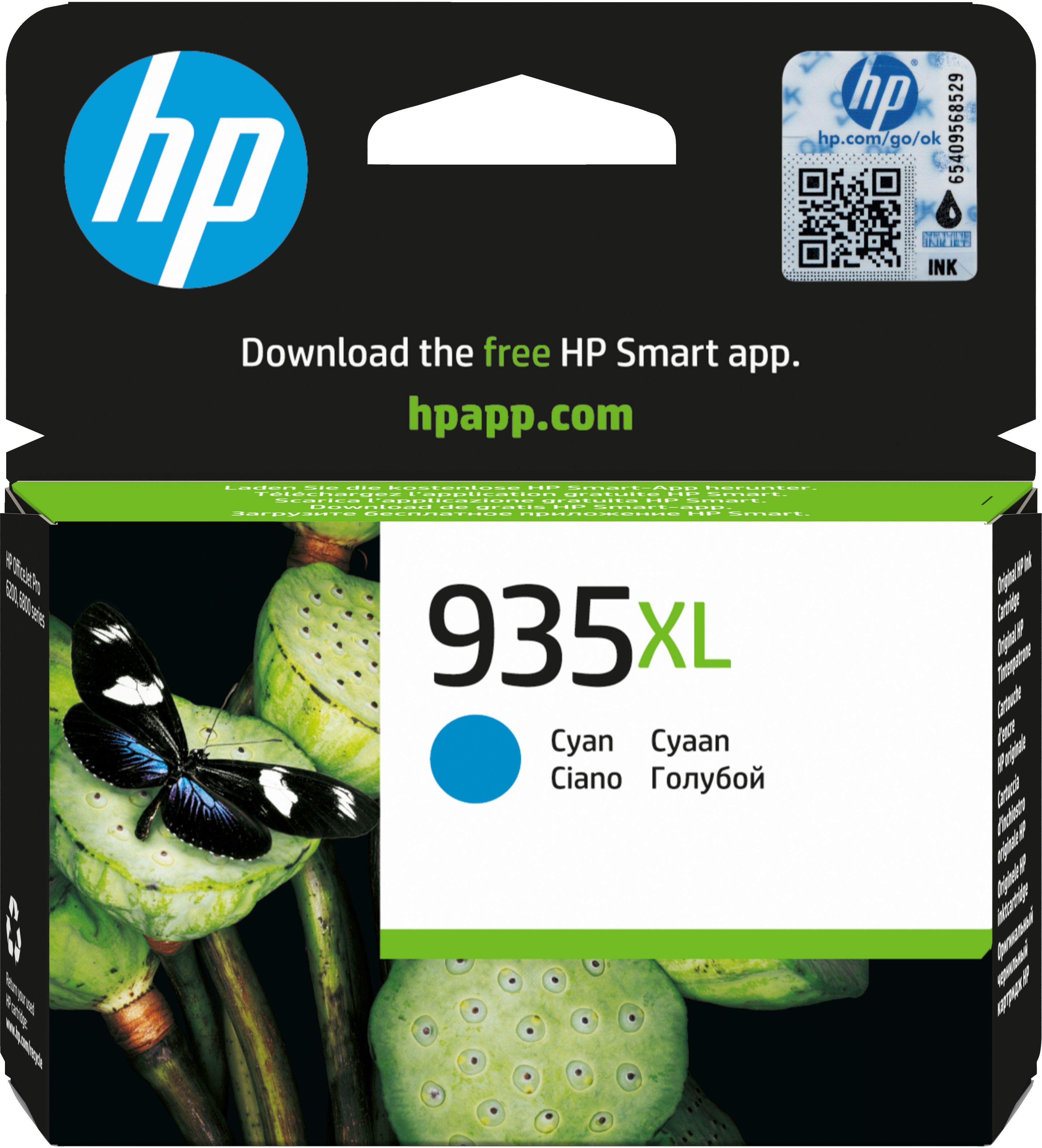 HP 935XL Cyaan Inktcartridge - Origineel - High Capacity