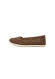 TOMS Dames ballerina's bruin / pueblo / zwart