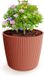 Prosperplast Plantenpot/bloempot Buckingham - steenrood - D23 x H21 cm