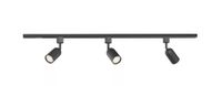 Philips Hue Philips EasyLink Shea Starterkit - 3 Spots op 1 meter rail - GU10 fitting - Zwart