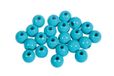 Rayher 1250107 houten kralen FSC 100%, gepolijst, 6 mm ø, turquoise