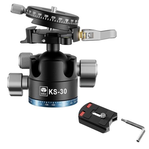 SIRUI KS-30 36mm Low Profile Ball Head - 360° Panoramic - Aluminum Alloy