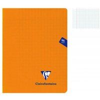 Clairefontaine Mimesys Geniet schrift - 17x22 cm - 96 pagina's geruit Séyès - Oranje