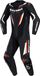 Alpinestars Combinaison En Cuir GP Force V2 1 Pièce Noir Blanc Rouge Fluo, Taille: 60