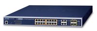 PLANET GS-4210-16P4C Commutateur réseau Ethernet PoE Gigabit L2/L4 géré