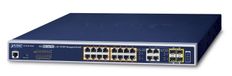 PLANET GS-4210-16P4C Commutateur réseau Ethernet PoE Gigabit L2/L4 géré