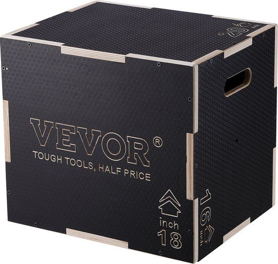 VEVOR 3 In 1 Plyometrische Jump Box 20/18/16 Inch