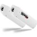 GPR Exhaust Systems Silencieux Slip On Homologué Albus Ceramic Dual Suzuki B-king 1300 07-10