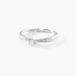 Bague Solitaire Symphonie Or Blanc Diamant