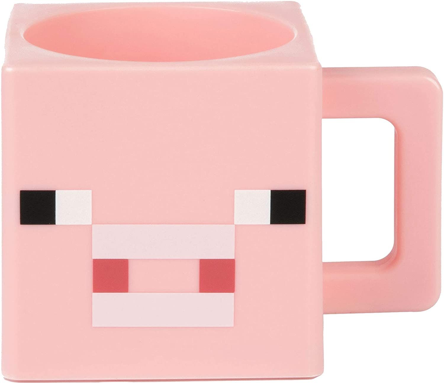 J!NX Minecraft Pig Face Mug - Pink Plastic