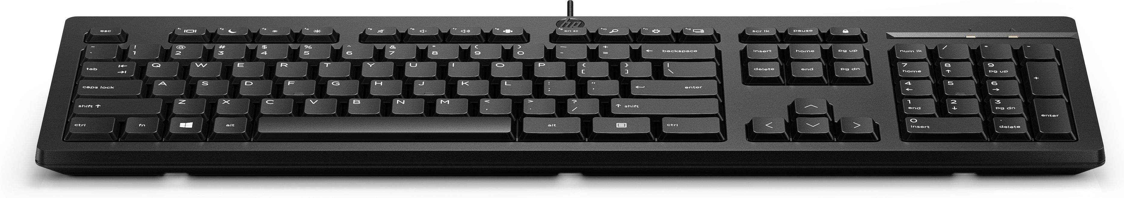 HP 125 - Toetsenbord - QWERTY - US Layout - Zwart