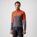 Castelli FINESTRE veste de cyclisme Gris Foncé/Rouge Ardent-Vert Foncé - Hommes - taille 3XL