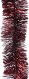 Decoris Kaemingk Lametta guirlande PVC d7l270 cm rood