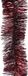Decoris Kaemingk Lametta guirlande PVC d7l270 cm rood
