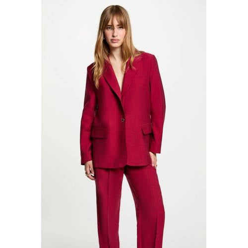 Morgan regular blazer - donkerrood