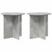 vidaXL Pieds de plante 2 pièces gris béton 40 x 40 x 40 cm bois traité