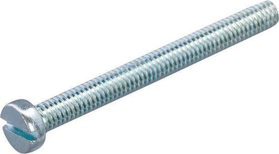 Hoenderdaal Fasteners Hoenderdaal Metaalschroef Ck Verzinkt M6x90mm - 100 stuks
