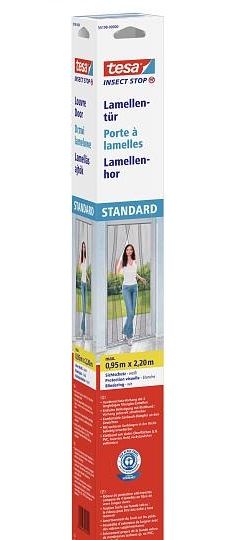 Tesa Lamellenhor voor deuren - 95x220 cm - Wit