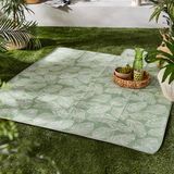 Fusion Matteo Picknickdeken, 100% soft touch Polyester, Groen, 135 x 150cm