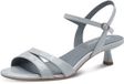 Tamaris Dames Platte Sandalen Blauw Maat 37