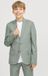 Jack & Jones Junior Colbert Jprsolaris Blazer Noos Jnr 12182245 Iceberg Green Mannen Maat - 134