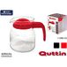Quttin 58076 koffiepot van glas, 1000 ml, verschillende kleuren, glas