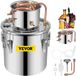 VEVOR Alambic Distillateur 11,4L Distillateur de vin domestique Pompe