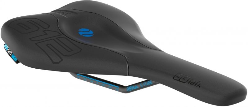 SQlab 612 Ergowave zadel S-Tube zwart