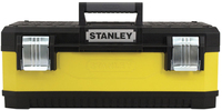 Stanley Gereedschapskoffer MP - Metalen & Kunststof Gereedschapskist - Zwart/Geel - 662x222x293mm