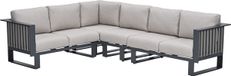 Garden Impressions Gabon loungeset hoek 4-delig links - sandstone