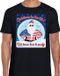 Bellatio Decorations Fout Amerika Kerst t-shirt / shirt - Christmas in USA we know how to party - zwart voor heren - kerstkleding / kerst outfit XXL