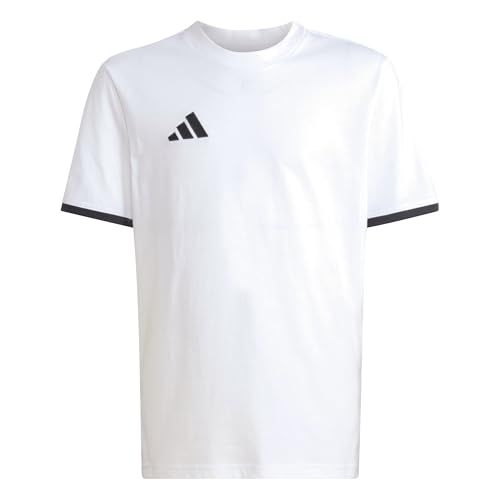 adidas uniseks-kind Entrada26 Kids Shirt, white/black, 7-8 Years