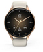 Hama Smartwatch 8900 - Goud - AMOLED - GPS - Bluetooth - 36mm - Wit Bandje