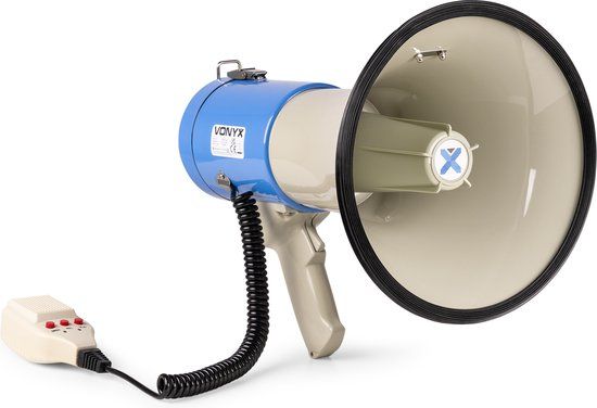 Vexus MEG060 Megafoon - Wit/Blauw