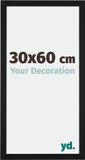 yd. Cadre photo 30x60 cm Noir mat MDF Catania