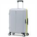 Eminent Finno Koffer Medium, Reiskoffer Hardcase Trolley | Reiskoffer middel, 73L, 3,0 kg, uitbreidbaar 66x46x26 tot 30, TSA Slot, 4 Wielen, Ruimbagage, Polypropyleen, Grijs