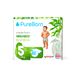 PureBorn Eco Organic Bamboe Luiers, Maat 5 (11-18 kg), 22 Luiers, Hypoallergeen, Ultrazacht, Milieuvriendelijk, Assorti Print, Natheidsindicator