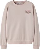 NAME IT Meisjes Sweater NKFLOUISE LS NREG SWEAT UNB - Lotus - Maat 122/128