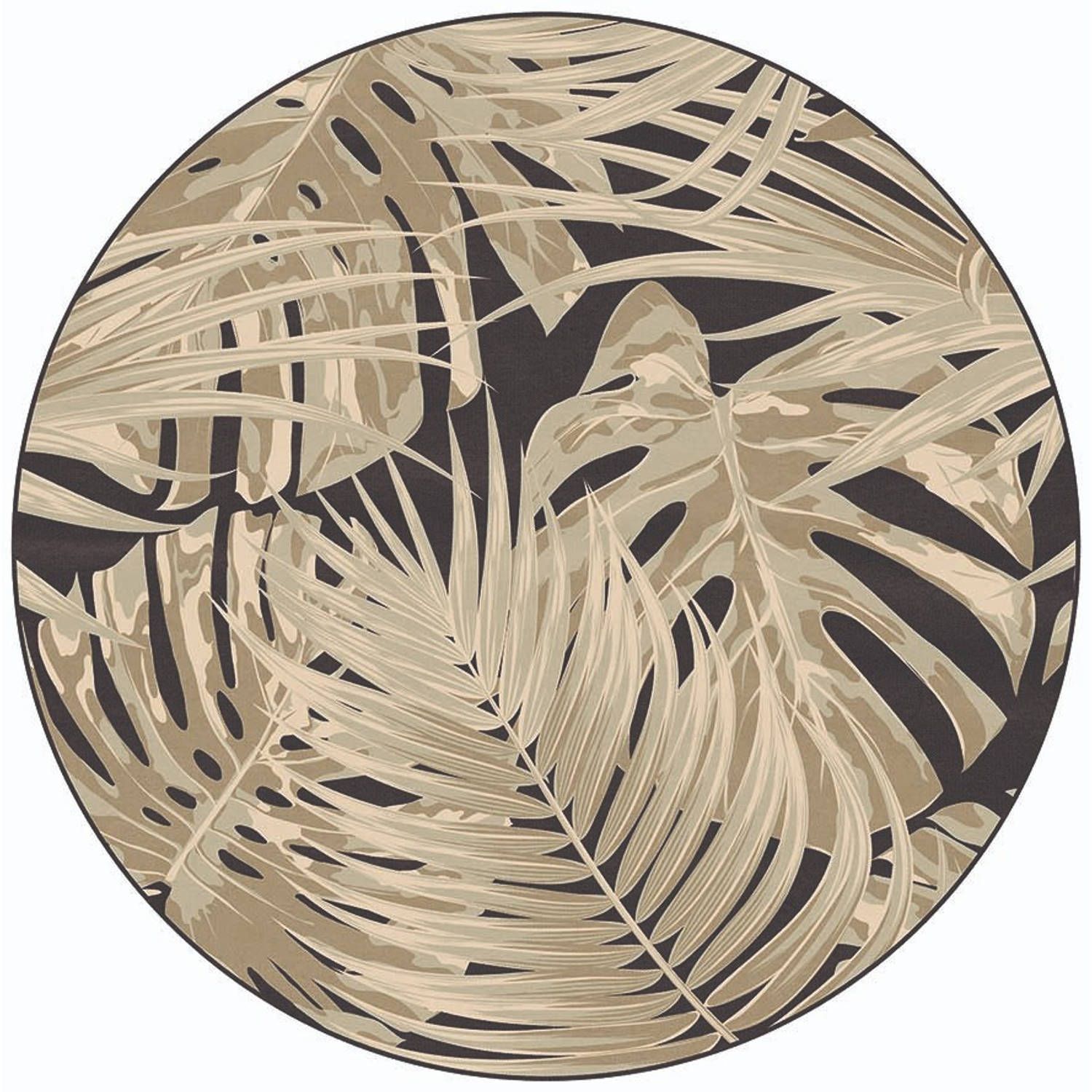 MD-Entree Vloerkleed - Smuq - Bahama - 100 cm ø - Meerkleurig