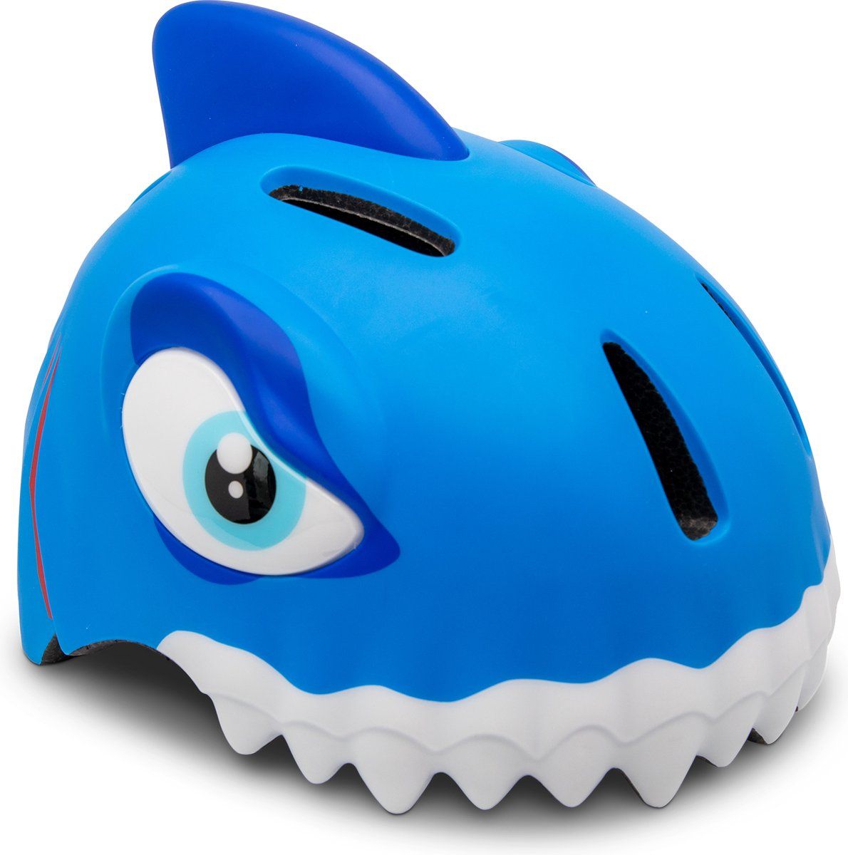 Crazy Safety Kinderfietshelm Blauwe Haai S/M (49-55 cm)