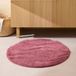 NOUS Living ronde badmat donkerroze (80x80 cm)