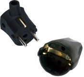 TQ4U Top Quality For You TQ4U set haakse stekker + contrastekker | zwart