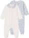 Vertbaudet Ensemble de 2 pyjamas à fleurs bleu