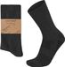 NORMANI 4 paar trekkingwollen sokken met gewatteerde zool en comfortabele boord - Unisex - Antraciet - Schoenmaat 47-50
