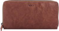 MIKA JÜSCHA GmbH Portefeuille Mika grijsbruin - dames 23x13x4cm