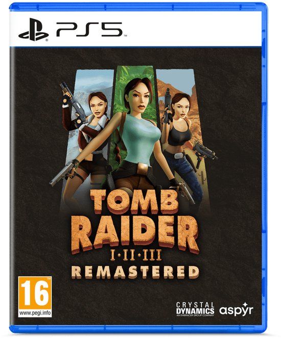 Just for games Tomb Raider I-II-III Remastered Starring Lara Croft PS5