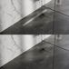 Brauer Douchegoot met Multifunctioneel Rooster en Flens - 90 cm - Rvs Geborsteld