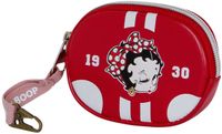 Betty Boop Varsity-Pill portemonnee voor munten, bordeaux, 12 x 8,5 cm