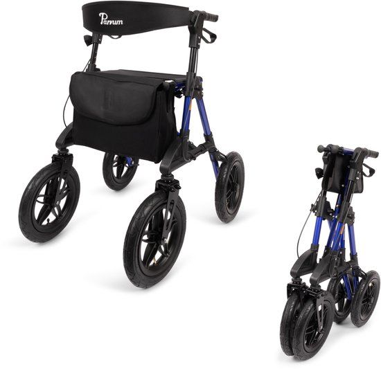 Déambulateur Parvum Rebel Rollator - Blauw