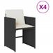 VidaXL Tuinstoel Kunststof, Staal Crème, Wit